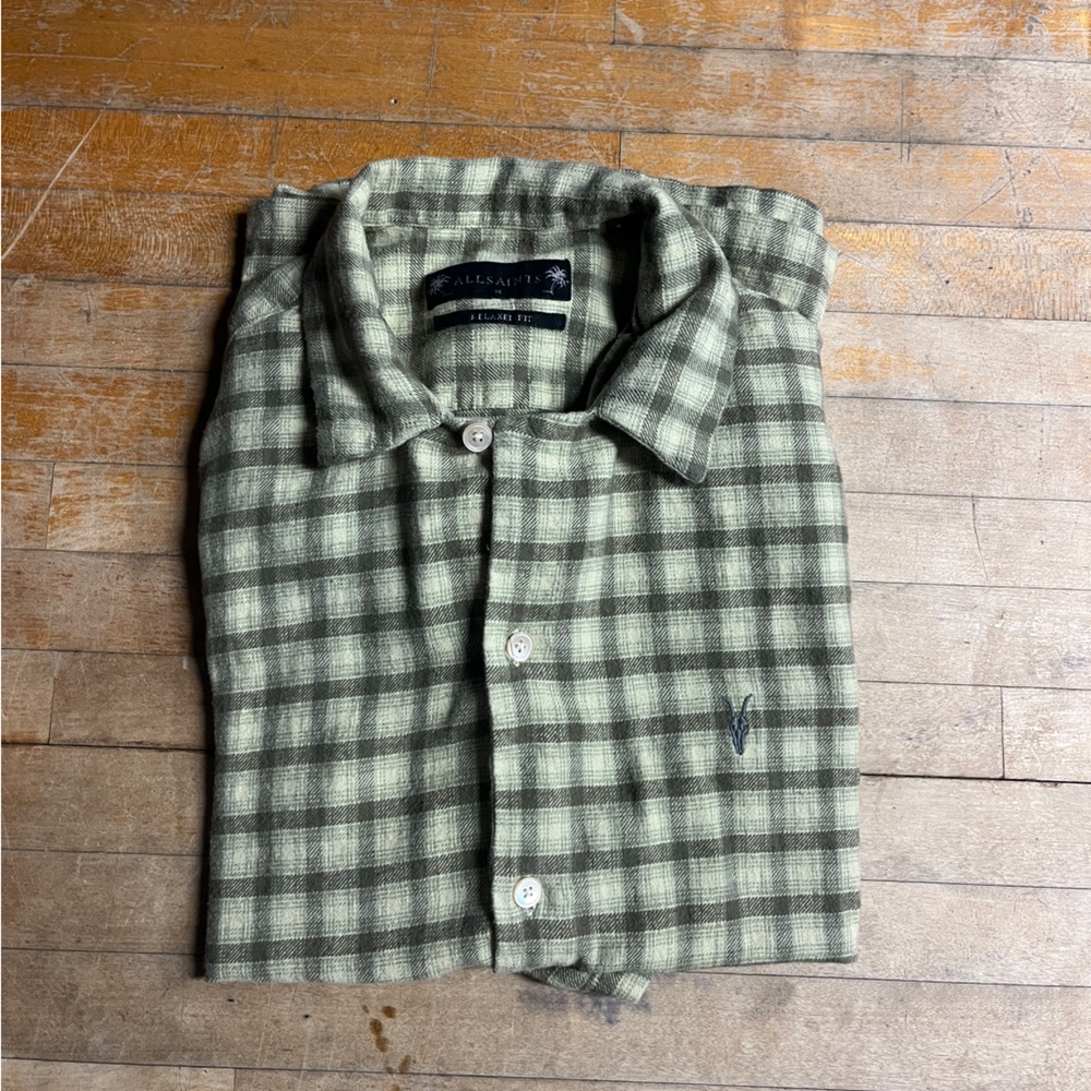 All Saints Vintage Button Up Shirt | M